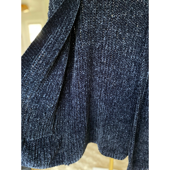 Love Tree Chenille Knit Cardigan Open Front Buttery Soft Luxury Cozy Chunky Boho - Picture 9 of 9